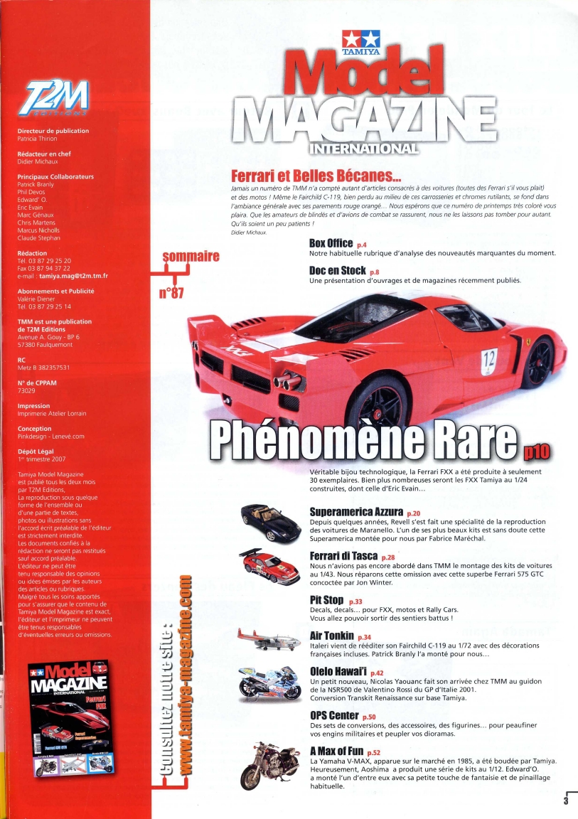 Tamiya Model Magazine 087 (2001-08)